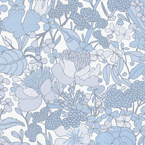 Architects Paper Floral Impression 37756-6 для спальни для гостиной для загородного дома для комнаты белый сиреневый голубой