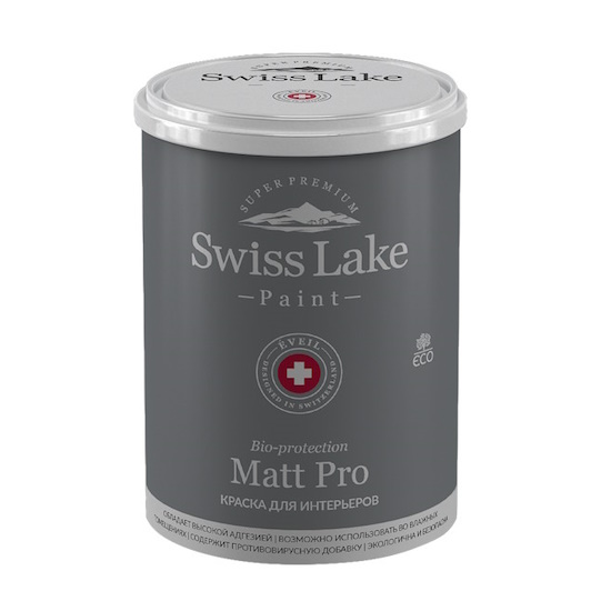 Swiss Lake Matt Pro (матовая 3% краска для стен и потолков)