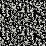 York Waverly Small Prints WP2414 для спальни для гостиной для загородного дома для комнаты черно-белый