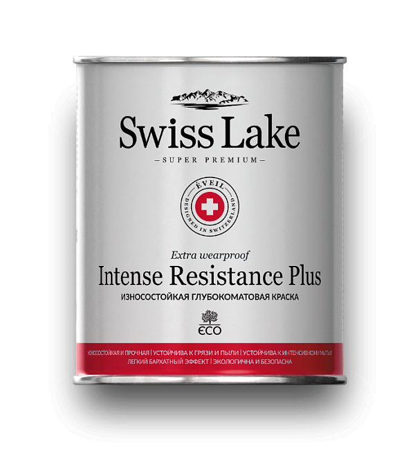 Swiss Lake Intense Resistance Plus (износостойкая глубокоматовая 3% краска для стен и потолков)
