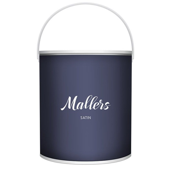 Mallers Satin (полуматовая 10% интерьерная краска для стен и потолка, шелковисто-матовая с выраженным отливом сатина, моющаяся)