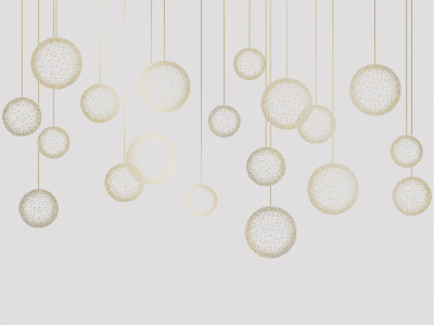 Фреска на флизелиновой основе с покрытием водно-дисперсионной краской. Роспись изображения выполняется золотым, серебрянным или платиновым пигментами