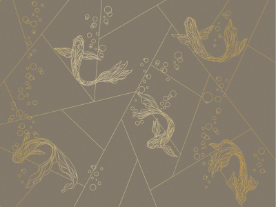 Фреска на флизелиновой основе с покрытием водно-дисперсионной краской. Роспись изображения выполняется золотым, серебрянным или платиновым пигментами