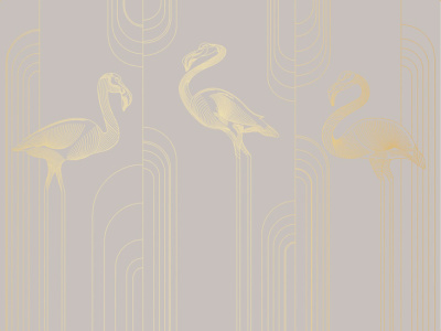 Фреска на флизелиновой основе с покрытием водно-дисперсионной краской. Роспись изображения выполняется золотым, серебрянным или платиновым пигментами