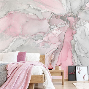 Affresco Fluid AF2052-COL2 для спальни для гостиной для кабинета для загородного дома для комнаты серый розовый
