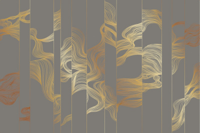 Фреска на флизелиновой основе с покрытием водно-дисперсионной краской. Роспись изображения выполняется золотым, серебрянным или платиновым пигментами