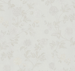 Zambaiti Parati Satin Flowers IV Z66805 для кухни для спальни для гостиной для загородного дома для комнаты белый
