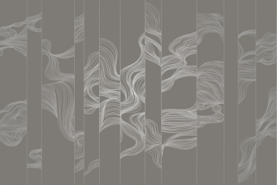 Фреска на флизелиновой основе с покрытием водно-дисперсионной краской. Роспись изображения выполняется золотым, серебрянным или платиновым пигментами