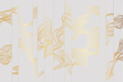 Фреска на флизелиновой основе с покрытием водно-дисперсионной краской. Роспись изображения выполняется золотым, серебрянным или платиновым пигментами