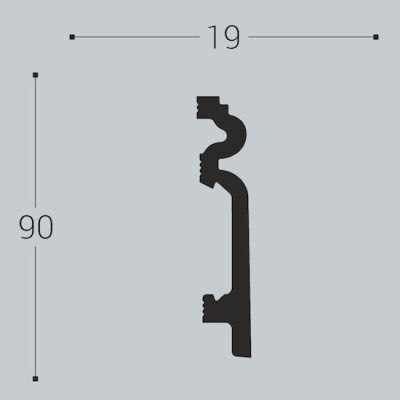 Плинтус П14