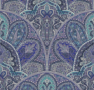 Decoprint Boheme BOD23103 для спальни для загородного дома для комнаты серый сиреневый бирюзовый