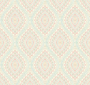 Grandeco Little Florals LF3202 для спальни для загородного дома для комнаты бирюзовый