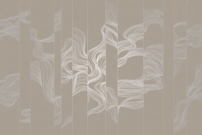 Фреска на флизелиновой основе с покрытием водно-дисперсионной краской. Роспись изображения выполняется золотым, серебрянным или платиновым пигментами