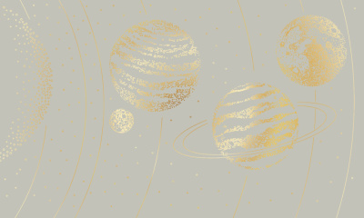 Фреска на флизелиновой основе с покрытием водно-дисперсионной краской. Роспись изображения выполняется золотым, серебрянным или платиновым пигментами