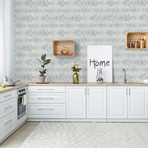 Grandeco Illusion A55911 для кухни для кабинета для комнаты для прихожей белый светло-серый голубой