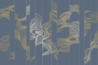 Фреска на флизелиновой основе с покрытием водно-дисперсионной краской. Роспись изображения выполняется золотым, серебрянным или платиновым пигментами