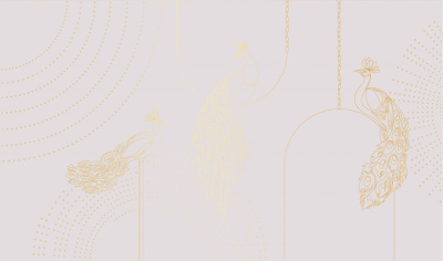 Фреска на флизелиновой основе с покрытием водно-дисперсионной краской. Роспись изображения выполняется золотым, серебрянным или платиновым пигментами