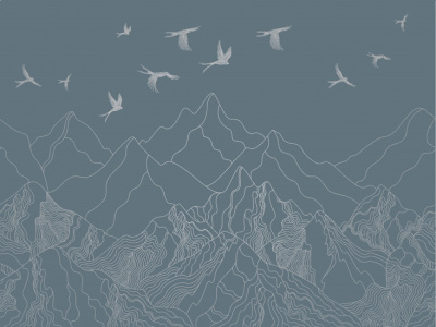 Фреска на флизелиновой основе с покрытием водно-дисперсионной краской. Роспись изображения выполняется золотым, серебрянным или платиновым пигментами