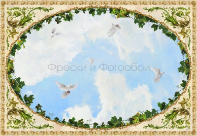 Фреска из декоративной штукатурки на флизелиновой основе