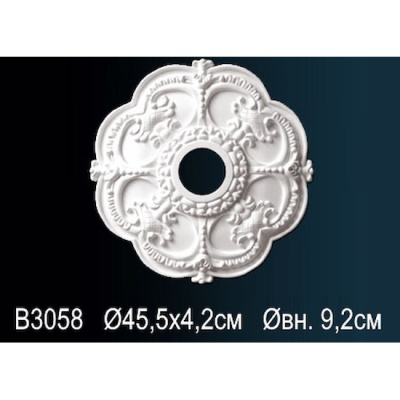 Розетка B3058, Dвн.=92 мм.