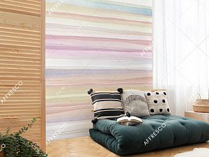 Affresco Fine Art RE801-COL1 для спальни для гостиной для кабинета для загородного дома для комнаты для прихожей розовый сиреневый разноцветный
