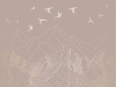 Фреска на флизелиновой основе с покрытием водно-дисперсионной краской. Роспись изображения выполняется золотым, серебрянным или платиновым пигментами