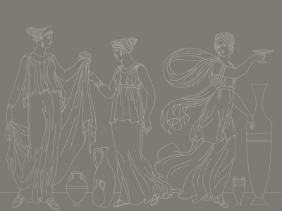 Фреска на флизелиновой основе с покрытием водно-дисперсионной краской. Роспись изображения выполняется золотым, серебрянным или платиновым пигментами