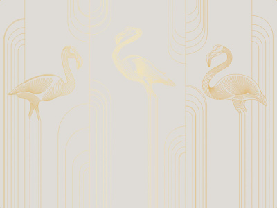 Фреска на флизелиновой основе с покрытием водно-дисперсионной краской. Роспись изображения выполняется золотым, серебрянным или платиновым пигментами