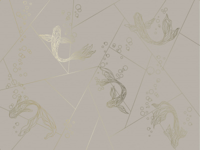 Фреска на флизелиновой основе с покрытием водно-дисперсионной краской. Роспись изображения выполняется золотым, серебрянным или платиновым пигментами