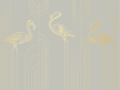 Фреска на флизелиновой основе с покрытием водно-дисперсионной краской. Роспись изображения выполняется золотым, серебрянным или платиновым пигментами