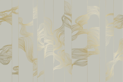 Фреска на флизелиновой основе с покрытием водно-дисперсионной краской. Роспись изображения выполняется золотым, серебрянным или платиновым пигментами