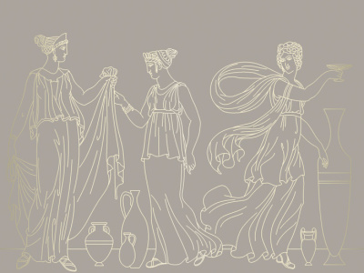 Фреска на флизелиновой основе с покрытием водно-дисперсионной краской. Роспись изображения выполняется золотым, серебрянным или платиновым пигментами