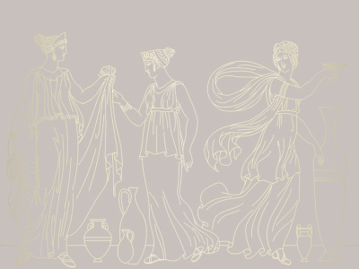 Фреска на флизелиновой основе с покрытием водно-дисперсионной краской. Роспись изображения выполняется золотым, серебрянным или платиновым пигментами