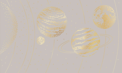 Фреска на флизелиновой основе с покрытием водно-дисперсионной краской. Роспись изображения выполняется золотым, серебрянным или платиновым пигментами