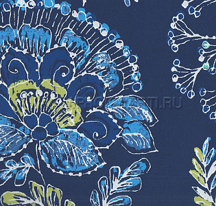 Aura Charming Prints FD24112 для спальни для гостиной для загородного дома для комнаты синий