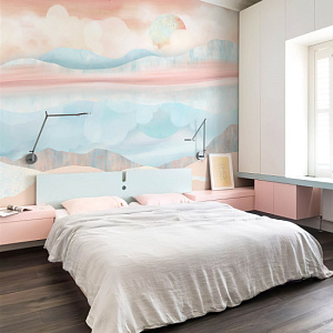 Respace Respace Лагуна-Верде для спальни для гостиной для кабинета для загородного дома для комнаты розовый голубой