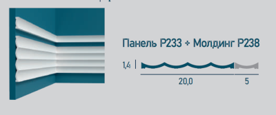 P233-2800 Стеновая панель P233-2800