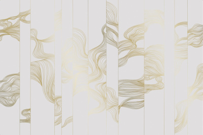 Фреска на флизелиновой основе с покрытием водно-дисперсионной краской. Роспись изображения выполняется золотым, серебрянным или платиновым пигментами