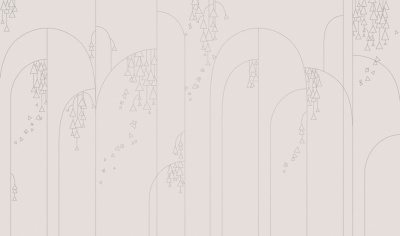 Фреска на флизелиновой основе с покрытием водно-дисперсионной краской. Роспись изображения выполняется золотым, серебрянным или платиновым пигментами