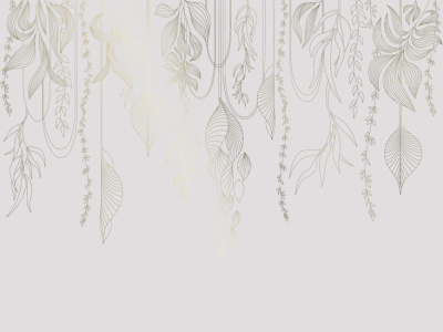 Фреска на флизелиновой основе с покрытием водно-дисперсионной краской. Роспись изображения выполняется золотым, серебрянным или платиновым пигментами