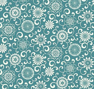 York Waverly Small Prints WP2436 для спальни для гостиной для загородного дома для комнаты бирюзовый