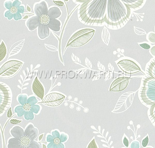 Aura Charming Prints FD22201 для спальни для гостиной для загородного дома для комнаты серый светло-серый