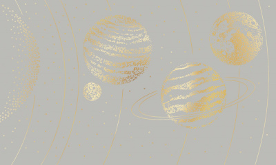 Фреска на флизелиновой основе с покрытием водно-дисперсионной краской. Роспись изображения выполняется золотым, серебрянным или платиновым пигментами