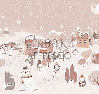 Affresco Сказки Affresco ZK608-COL2 для детской бежевый
