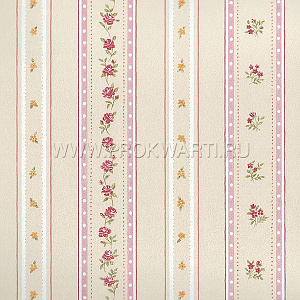 Aura Floral Themes G23222 для кабинета для загородного дома для комнаты для прихожей розовый