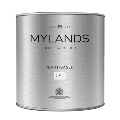 Краска Mylands Plant-Based (матовая 5% интерьерная/экстерьерная износостойкая краска для стен и потолков)