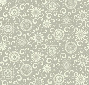York Waverly Small Prints WP2433 для спальни для гостиной для загородного дома для комнаты серый светло-серый
