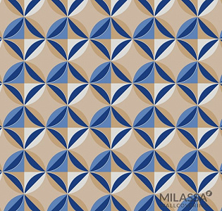 Milassa Modern M4021 для спальни для гостиной для загородного дома для комнаты песочный синий
