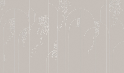 Фреска на флизелиновой основе с покрытием водно-дисперсионной краской. Роспись изображения выполняется золотым, серебрянным или платиновым пигментами