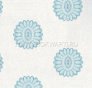 Aura Charming Prints FD22233 для спальни для гостиной для кабинета для загородного дома для комнаты голубой